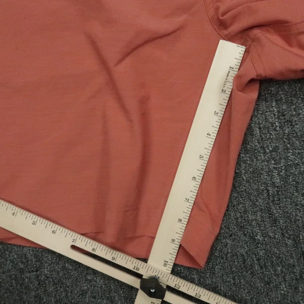 Faherty Shorts Mens 38 Orange Red‎ All Day Chino Stretch Zip Pocket Lightweight